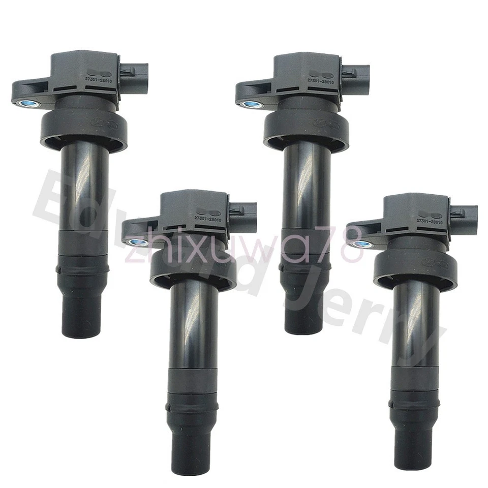4x Ignition Coil For Hyundai i20 For Kia Pro Cee'D Soul 1.6L 2008-13 27301-2B010 - Image 1 of 4