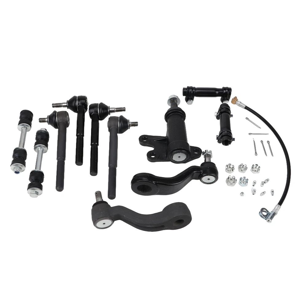 Kit de extremo de barra estabilizadora delantera y barra de amarre para Chevy 1993-2000 GMC C1500 C2500 C3500 Foto 1 de 4