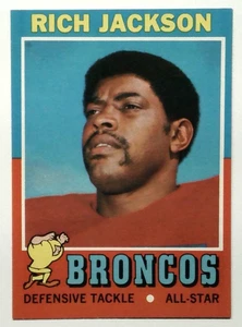 1971 Topps Football Karte Rich Jackson NM #81 Broncos - Bild 1 von 2