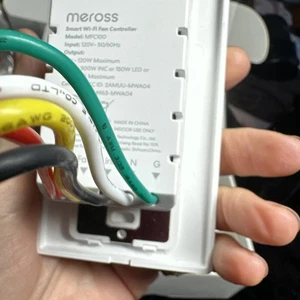 Ventilador inteligente Meross Wi-Fi e interruptor de pared de luz, MFC100. - Imagen 1 de 7