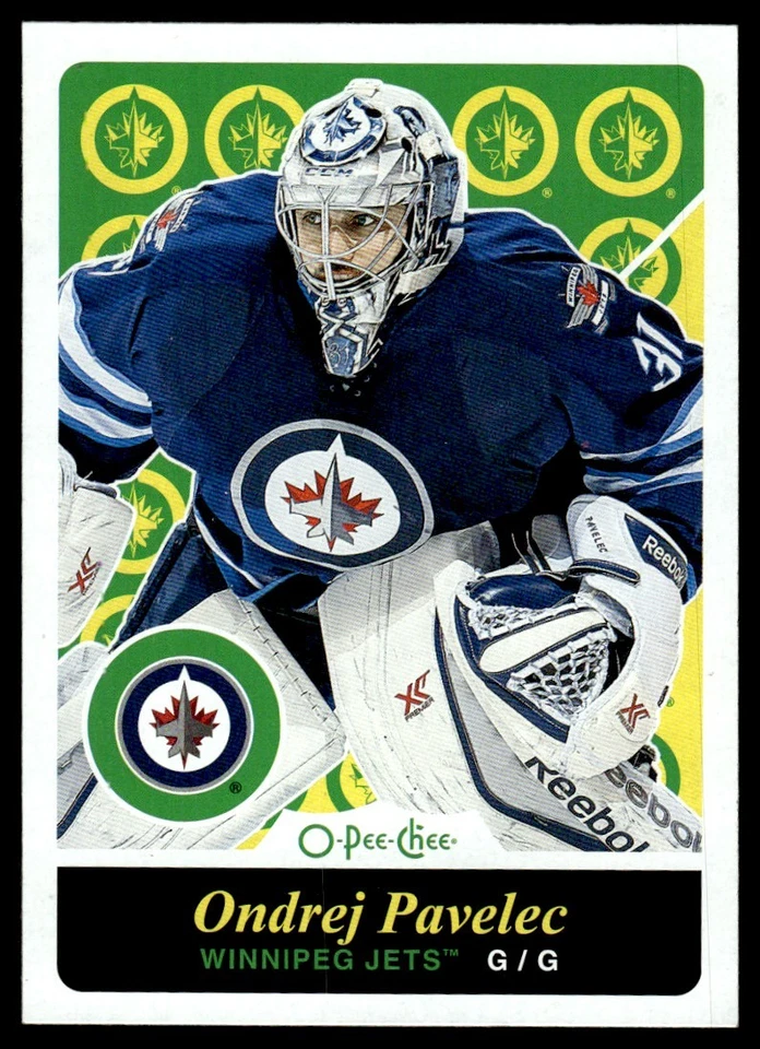 2015-16 O-Pee-Chee Retro Ondrej Pavelec Winnipeg Jets #335 - Image 1 of 2