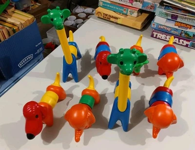 Vintage "Tupperware Zoo It Yourself Animals" Elephant Dog Giraffe 42 Pieces EXC  - Image 1 of 4