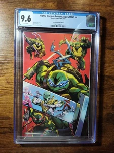 2020 Mighty Morphin Power Rangers /TMNT #4 Comic CGC 9.6 - Picture 1 of 2