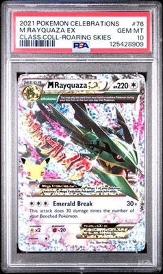 PSA 10 M Rayquaza EX 76/108 Celebrations Classic Collection Pokemon 2021 - Image 1 of 2