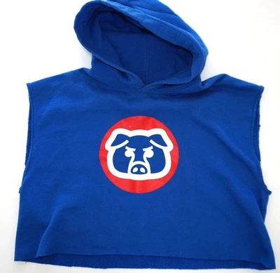 HOODED SMOKE DADDY SLEEVELESS SWEATSHIRT (SIZE MEDIUM) - Image 1 of 4