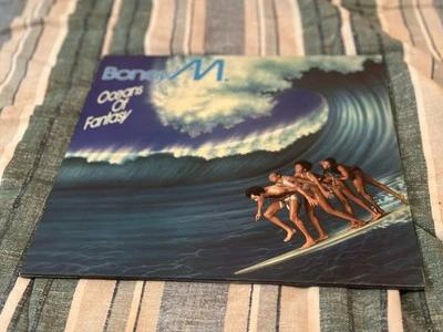 Boney M RARE Hong Kong IMPORT Oceans of Fantasy Mint vinyl POSTER/COVER Polydor - Image 1 of 4