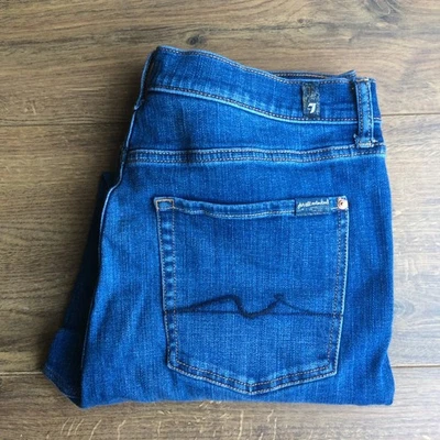 7 FOR ALL MANKIND Stretch 'Josefina' Tapered Jeans  | W33 |  Decent condition - Image 1 of 4
