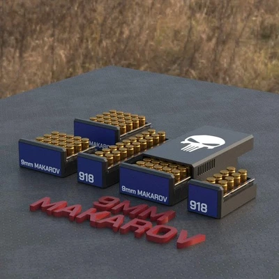 Filamelt Munitionsbox / Ammo 9mm Mak (9x18) – Patronenbox für 50 Schuss, Made in