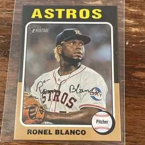 RONEL BLANCO 2024 Topps Heritage High Number Mini Parallel SP #612 - Picture 1 of 2