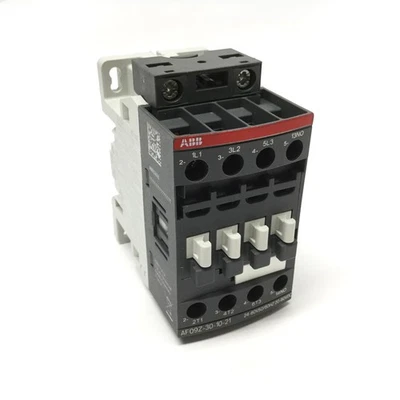 Contactor ABB AF09ZB-30-10-21, 3 polos + 1NO, bobina AC/DC 24-60V, 600VAC 25A Foto 1 de 4