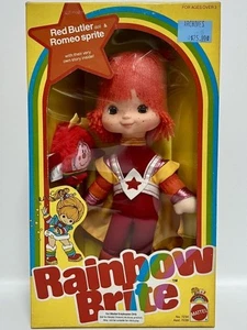 1983 Mattel Rainbow Brite Red Butler Romeo Sprite stuffed animal MATTEL Rainbow - Picture 1 of 6