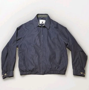 Vintage 30 Knoten Herren groß grau blau gefüttert Kragen Jacke Pilot Boot Kapitän - Bild 1 von 7