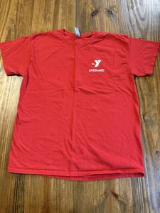 The YMCA Shirt Herren Large rot Rettungsschwimmer Schwimmlehrer gemeinnützig Erwachsene - Bild 1 von 9
