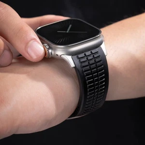 Aquanaut Style Silicone Band for Apple Watch Ultra 2 49mm 45mm 44mm 42mm - Picture 1 of 17