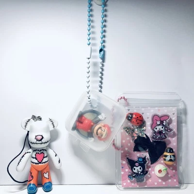 3pcs Handmade Trinkets Kawaii Micro Super Mario - Image 1 of 4