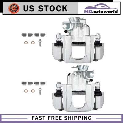 2x Pinzas de freno de disco traseras con soporte izquierdo derecho para Lincoln MKS 2009 2010 2011 Foto 1 de 4