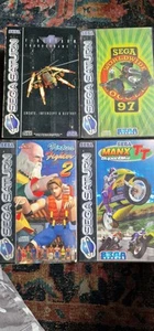 Sega Saturn X4 Game Bundle Manx TT Virtua Fighter Firestorm Soccer 97 - Picture 1 of 6