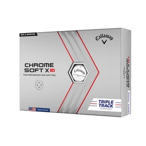 NEW Callaway Chrome Soft X LS Triple Track White 2022 Golf Balls - Pick Quantity - Picture 1 of 5