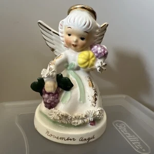 1950's NAPCO NOVEMBER BIRTHDAY ANGEL figurine (Japan) - Picture 1 of 10