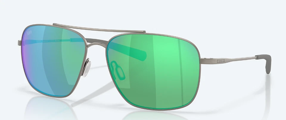 Costa Del Mar Sunglasses Canaveral Brushed Gunmetal Gray Frame/Green 580g Lens - Image 1 of 1