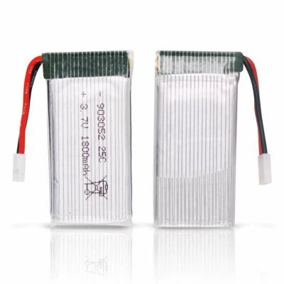2x 1800mah 3.7V Lipo Battery 25C XH2.54 Plug wtih USB Charger for RC Drone Toys - Bild 1 von 4