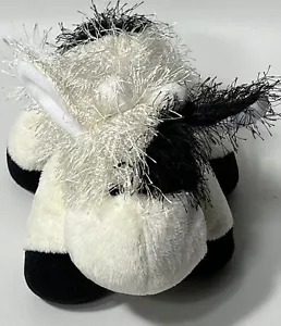 Ganz Webkinz HM003 Black & White Cow Plush Stuffed Toy No Code (Writing On Tag) - Picture 1 of 9