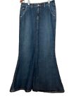 Lucky Brand Maxi Jean Skirt Fit & Flare Size Small