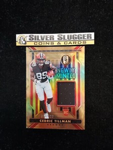 2023 Cedric Tillman Panini Gold Standard Newly Minted Jersey Patch /399 RC Brown