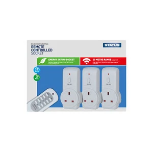 20M Eco Fernbedienung Funk Schalter Steuerung Netzstecker Steckdose - 3er Pack - Bild 1 von 1