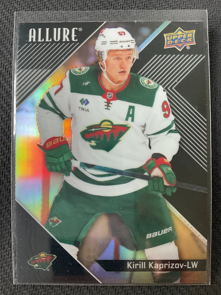 Kirill Kaprizov 2024-25 Upper Deck Allure Black Rainbow Parallel Card #65 * - Image 1 of 1