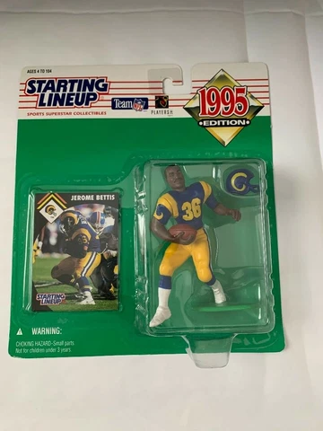 1995 Starting Lineup NFL Jerome Bettis Los Angeles Rams Collector's Figure NEW Cover