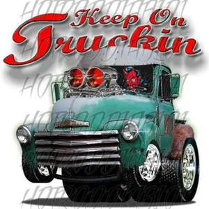 PICK- UP HOT ROD RAT FINK BIKER MOTORCYCLES TOOLS GUNS STICKER - Picture 1 of 1