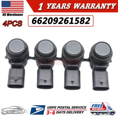 Sensor de estacionamiento 4 piezas 66209261582 PDC apto para BMW F32 F31 F30 F22 F20 F84 F80 M3 M4 EE. UU. Foto 1 de 4