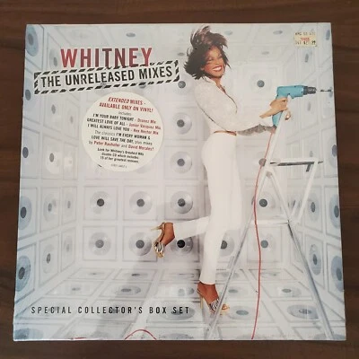 SEALED Whitney Houston Unreleased Mixes 12" Vinyl 4 Record Promo Box Set READ - Image 1 of 4