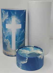 Biologisch abbaubare Urne Licht des Himmels Lichtkreuz - Wassergräber OPEN BOX! - Bild 1 von 5