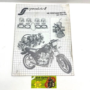 DE COLECCIÓN ESPECIALISTAS II FOLLETO PIEZAS MOTO YAMAHA HONDA KAWASAKI - Imagen 1 de 6