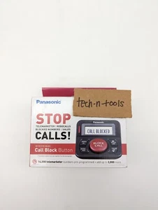 Panasonic Call Block Blocker Button KX-TG3101B Robocalls Telemarketer Call Block - Picture 1 of 6