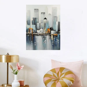 75cm x100cm Hand Painted Oil Painting Home Decor Framed - Picture 1 of 8