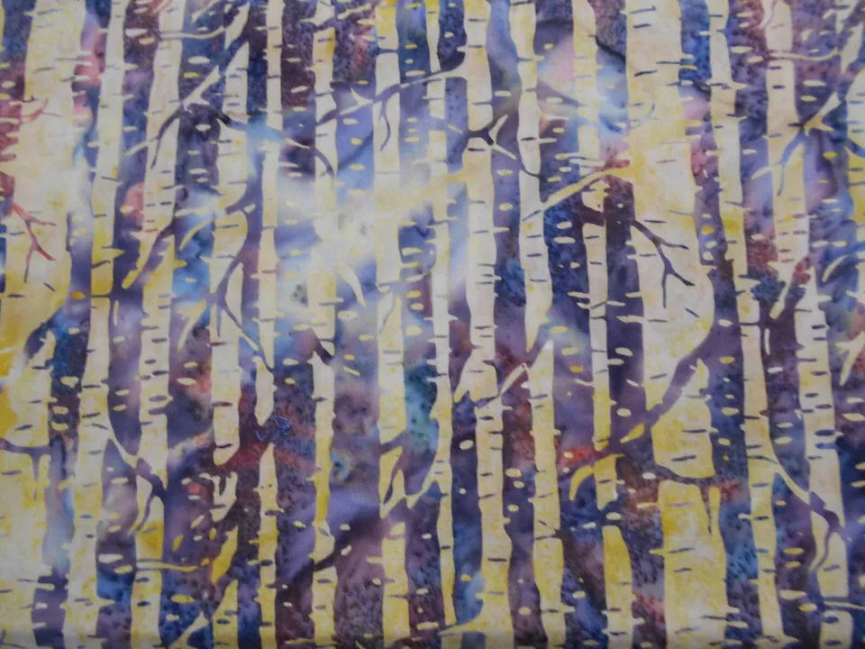 Moda BATIKS #20007" BATIK TREES"  BTY - Image 1 of 1