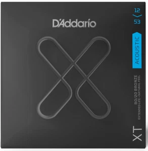 D'Addario XT Extended Life 80/20 Bronze Acoustic Strings 11-52, XTABR1253 - Picture 1 of 1