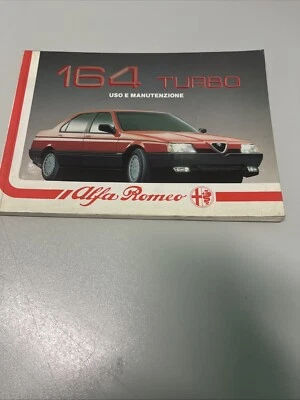 Alfa Romeo Manuale uso e manutenzione vettura 164 Turbo, 1988 - Immagine 1 di 4