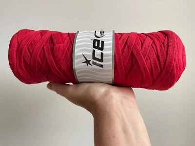 Cinta de algodón Jumbo roja ecológica 60406 100 % algodón reciclado 8,82 oz 250 gr Foto 1 de 4