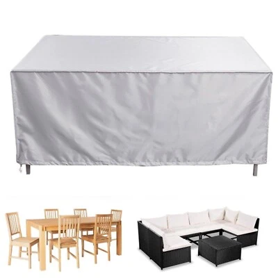 Outdoor Patio Furniture Cover UV Heat Dust Proof Table Protector Cover Rectangle - Image 1 of 4