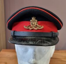 Original WW2 British Army Royal Artillery Dress Visor Cap With KC badge