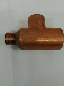 Streamline W40239 Mueller 1-1/2" x 3/4 x 1-1/4" CxCxC Reducing Tee - Picture 1 of 5