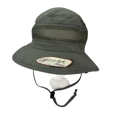 Stetson Hat Boonie Strap Back Mens Large Gray No Fly Zone Mesh UPF 50+ Outdoor - Image 1 of 4
