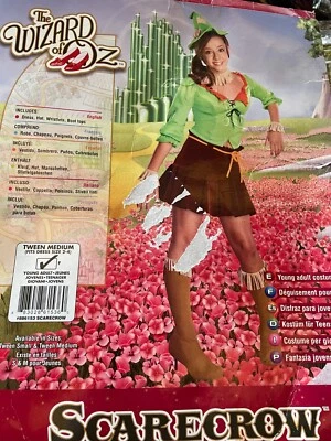 Fantasia cosplay Halloween Wizard of Oz assustador tamanho Tween vestido médio 2-4 - Imagem 1 de 2