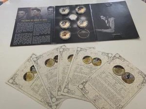 VERY RARE – Elvis King of Rock n’ Roll GOLD Coins Vol.1 *NEAR MINT CONDITION* - Picture 1 of 10