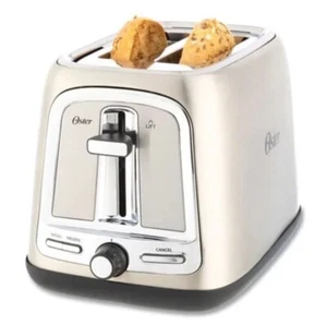 Oster extra breiter Schlitz-Toaster, 2 Scheiben, jeweils 7,5 x 11 x 8, SS (OSR2097654) - Bild 1 von 5