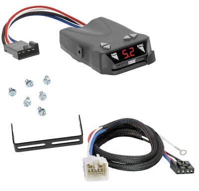 Control de freno de remolque para Toyota 4Runner 14-24 con cableado enchufable Reese Brakeman Foto 1 de 4